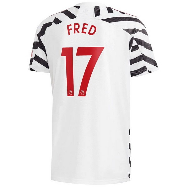 Maglia Manchester United NO.17 Fred Third 20/21 Bianco